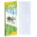 Kensizer 30-Pack Window Fly Traps, Fly Paper Sticky Strips, Fly Catcher Clear Windows Trap for Home, House Fly Lady Bug Traps Indoor