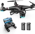 Holy Stone HS110G GPS FPV Drone with 2K HD Live Video Camera for Adults and Kids, RC Quadcopter with Auto Return Home, Altitude Hold and Follow Me, 2 Batteries, Easy to Use for Beginners