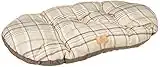 Ferplast Scott Coussin Rembourré Double-Face/Écossais/Velours Doux/Lavable pour Chien/Chat Marron 78/8 1 Unité