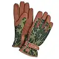 Burgon & Ball Love The Glove Ladies Gardening Gloves, Small/Medium, Oak Leaf Moss