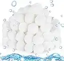 Mocraft Filterbälle Pool,Filterballs für Sandfilteranlagen, 800g Filterbälle für Schwimmbad Filter Balls, Kann 28 kg Filtersand Ersetzen, Geeignet für Pool Filter Schwimmbad Filteranlage