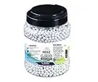 Neez Airsoft BB Pellets - Biodegradable High-Grade Paintball Plastic Bullets for Pellet Guns and Air Rifles - 1000, 2000, 5000, and 10000 Rounds of 6mm 0.20g BBs