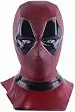 SNFHL Máscara de Peluca de Hombre Muerto Cosplay Halloween Porque Casco Dead Cosplay Máscara Accesorios Máscara de Cabeza,Deadpool