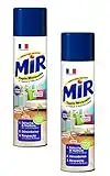 Mir Nettoyant Tapis et Moquettes Spray Mousse - 600 ml - Lot de 2 Spray pour un nettoyage efficace