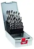 Bosch Professional Set de 25 brocas helicoidales HSS PointTeQ, para metal, ProBox, accesorio de taladro