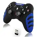 VooFun Controller PC, 2,4G Wireless Controller PS3 Joystick PC Gamepad con Doppia Vibrazione, Controller per PS3, PC Windows(7/8/10/11), Steam, Laptop, Raspberry Pi, Android Smart TV, TV Box