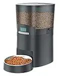 honeyguaridan 6.5L Distributeur Automatique de Nourriture pour Chat & Chien,Contrôle de Portion et Enregistrement Vocal, Jusqu'à 6 Repas parJour