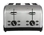 Oster 4-Slice Toaster, Brushed Metal (TSSTTRWF4S-SHP)