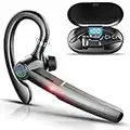 Bluetooth Headset,48Hrs Talk Wireless Headset with Microphone,Hands Free Bluetooth Earpiece Business/Office/Driving Wireless Earphones, In Ear Bluetooth Headphones Earbuds for iPhone Android Samsung