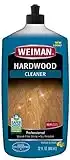 Weiman Limpiador de pisos de madera dura 32 onzas para madera, roble acabado, arce, cereza, abedul, ingeniería y más profesional, seguro, menos carne, blanco, 32 fl oz