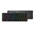 ASUS ROG Falchion NX 65% Wireless RGB Gaming Mechanical Keyboard | ROG NX Brown Tactile Switches, PBT Doubleshot Keycaps, Wired / 2.4G Hz, Touch Panel, Keyboard Cover Case, Macro Support