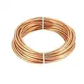 sourcing map Refrigeration Tubing, 1/8" OD x 5/64" ID x 16 Ft Soft Coil Copper Tubing