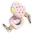 elago Custodia Ice Cream Gelato in Silicone Compatibile con AirTag Case, Air Tag Keychain - Protezione da Cadute, Tracciamento di Chiavi, Zaini, Dispositivo di Tracciamento non Incluso (Lovely Rosa)