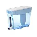 ZeroWater Dispenser Acqua Filtrata a 5 Fasi da 5,4 L - Distributore Acqua con Certificazione NSF - Riduce la Presenza di Piombo PFOA/PFOS e Altri Metalli Pesanti - Bianco e Blu