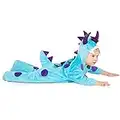 Pretend to Bee 1360 ZL5DZ Blue & Purple Monster Onesie with Rubber Sole Grip Booties | Quality Cute Costume for Babies | Fancy Dress Outfits for Girls & Boys | Unisex | 6-12 Months, Blue