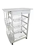 Mueble Gestion Verdulero Carro Cocina Bahia 5 Blanco