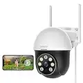 DEKCO 5MP Security Camera Outdoor with Color Night Vision (Cream)