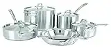 Viking Culinary Professional 5-Ply Stainless Steel Cookware Set, 10 Piece, Dishwasher, Oven Safe, Works on All Cooktops Including Induction