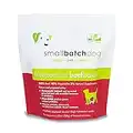 Smallbatch Pets Freeze-Dried Premium Raw Food Diet for Dogs, 25oz, Beef Recipe, Bulk Bag, Made in The USA, Organic Produce, Humanely Raised Meat, Hydrate and Serve Patties, Wholesome & Healthy