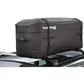 HandiHoldall - 175L Waterproof Roof Bag / Top Box (Black) – Large Cargo Carrier - Solid Foldable Base