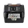 NUCOUN VC-3 Money Counter Machine Mixed Denomination, Value Counting, CIS/UV/IR/MG/MT Counterfeit Detection, USD/Euro/CAD/MXN, Printer Enabled Bill Cash Counter for Business