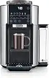 De'Longhi TrueBrew Drip Coffee Maker, Built in Grinder, Single Serve, 8 oz to 24 oz, Hot or Iced Coffee, Stainless, CAM51025MB