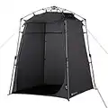 qeedo Quick Shower Cabin Camping Duschzelt und Umkleidezelt (Blickdicht) 2m Höhe