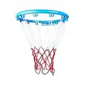 Luwint Training Basketball Rim, 13.5" Enhanced Basketball Hoop, Light Blue