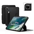 ZUGU Case for iPad Pro 11 inch (1st, 2nd, 3rd & 4th Gen) 2018/2020/2021/2022 - Slim Protective Case - Wireless Apple Pencil Charging - Convenient Magnetic Stand & Sleep/Wake Cover - Stealth Black