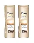 Dove - Lotion auto-bronzant corporel Summer Glow teint graduel moyen à foncé 250 ml (lot de 2)