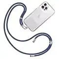 TBOC Cordino Catenella Laccio Strap Porta Cover [Blu Scuro] per Telefono Cellulare da Collo - Tracolla Catenina con Cordini da Phone Cellulari Telefoni Accessori Universale Laccetti Donna Uomo