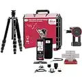 Leica DISTO S910 Pro Pack: Kit de metro láser definitivo con adaptador Leica FTA 360-S, trípode TRI 70 y tablilla de puntería GZM 3 en una carcasa (uso en interiores y en exteriores)