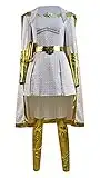 Adult Men's Homelander Cosplay Costume Women's Starlight Costume (Women's L, White 1)