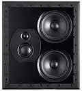 Monolith THX-LCR THX Ultra Certified 3-Way LCR in-Wall Speaker, 1in Silk Dome Tweeter with Neodymium Magnet and Copper Shorting Ring, for Home Theater, Easy Install