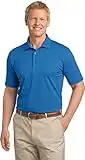 Port Authority Tech Pique Polo Shirt-L (Vivid Blue) (US)