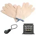 HK Online High Heat Protection OVEN GLOVES -Cooking Gloves, Pot Holder, Keep Skin Cool, Kitchen, Restaurant, Cafe, Cooking, Baking & BBQ Gloves