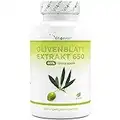 Olivenblatt Extrakt - 180 Kapseln mit je 650 mg - Olivenblattextrakt mit 40% Oleuropein = 260 mg - Laborgeprüft (Wirkstoffgehalt & Reinheit) - Hochdosiert - Vegan - Premium Qualität