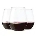 TOSSWARE POP 18oz Tumbler, Set of 12, Recyclable, Unbreakable & Crystal Clear Plastic Wine Glasses