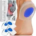 YogaMedic Taloneras de Gel - 2 Pares (4 Uds) – Cómodas Taloneras Fascitis Plantar, Tendinitis de Aquiles y Espolón en el Talón – Plantillas de Talón que Reducen la Presión y el Dolor – (Talla 35-39)