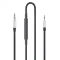 Cavo di Ricambio Audio Maschio da 3,5 mm a 2,5 mm, Compatibile con Cuffie Bose oe2, AE2, QC35, Telecomando del Volume e Cavo Microfono in Linea Compatibile con iPhone, iPod, iPad, dispositivi Apple