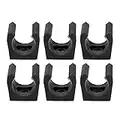 6 Pcs Billiards Pool Cue Clip Billiards Snooker Cue Locating Clip Holder Plastic Billiards Pool Cue Stick Clip for Pool Cue Racks Set