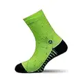 VERJARI® Calcetines funcionales impermeables y transpirables para hombres y mujeres | Para deportes al aire libre como trail, ciclismo, senderismo, running | Fibra de bambú | Corto - Amarillo