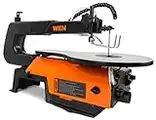 WEN 3923 16-Inch Variable Speed Scroll Saw with Easy-Access Blade Changes & Work Light, Black