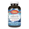 Carlson Labs Cod Liver Oil, Lemon, 300 Count