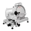 Wutfly 10" Manual Gravity Feed Meat Slicer - 1/4 hp