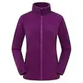 Comcrib Damen Warme Sportjacke Fleecejacke Herbst Winter Zip Mantel Bergjacke Wandern Reisejacke