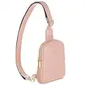 INICAT Small Crossbody Sling Bag Faux Leather Fanny Pack Purses for Women(Pink)