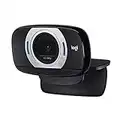 Logitech C615 Webcam Portatile, Full HD 1080p/30fps, Videochiamata HD Widescreen, Pieghevole, ‎Correzione Luce HD e Rumore, Autofocus, per Skype, FaceTime, Hangouts, ‎PC/Mac/Laptop/Macbook/Tablet