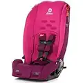 Diono Radian 3R, 3-in-1 Convertible Car Seat, Rear Facing & Forward Facing, 10 Years 1 Car Seat, Slim Fit 3 Across, Pink Blossom