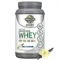 Garden of Life Sport Certified Grass Fed Clean Whey Protein Isolate, Vanilla, 22.57 Oz